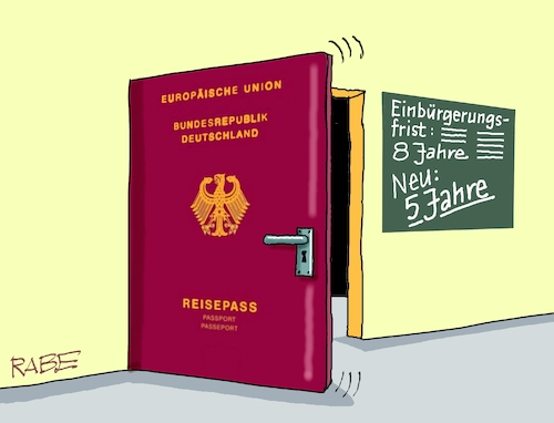 Cartoon: Passgenau (medium) by RABE tagged ampel,ampelregierung,rot,grün,gelb,fdp,spd,grüne,rabe,ralf,böhme,cartoon,karikatur,pressezeichnung,farbcartoon,tagescartoon,scholz,kanzleramt,pass,passport,reisepass,eu,behörde,amt,wartezeiten,tür,einbürgerung,einbürgerungsfrist,staatsbürger,staatszugehörigkeit,ampel,ampelregierung,rot,grün,gelb,fdp,spd,grüne,rabe,ralf,böhme,cartoon,karikatur,pressezeichnung,farbcartoon,tagescartoon,scholz,kanzleramt,pass,passport,reisepass,eu,behörde,amt,wartezeiten,tür,einbürgerung,einbürgerungsfrist,staatsbürger,staatszugehörigkeit