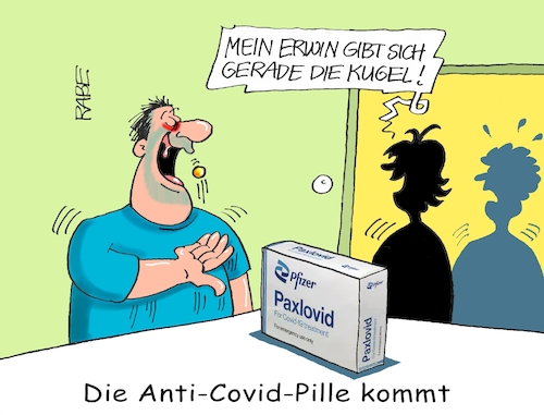 Cartoon: Pillenschlucker (medium) by RABE tagged corona,bundländerkonferenz,merkel,kanzleramt,lockerungen,stufenplan,öffnungen,lockdown,shutdown,baumärkte,impfdosen,rki,fallzahlen,inzidenzwert,spahn,impfzentren,impfreihenfolge,notbremse,anticorona,pille,arznei,kugel,paxlovid,erwin,anticoronapille,corona,bundländerkonferenz,merkel,kanzleramt,lockerungen,stufenplan,öffnungen,lockdown,shutdown,baumärkte,impfdosen,rki,fallzahlen,inzidenzwert,spahn,impfzentren,impfreihenfolge,notbremse,anticorona,pille,arznei,kugel,paxlovid,erwin,anticoronapille