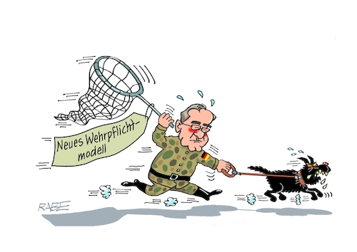 Cartoon: Pistorius der Fänger (medium) by RABE tagged ampel,ampelregierung,rot,grün,gelb,fdp,spd,grüne,rabe,ralf,böhme,cartoon,karikatur,pressezeichnung,farbcartoon,tagescartoon,lindner,haushaltsdebatte,haushaltsloch,pistorius,verteidigungsminister,bundeswehr,einberufung,wehrpflicht,wehrpflichtsmodell,fänger,netz,kescher,hund,leine,ampel,ampelregierung,rot,grün,gelb,fdp,spd,grüne,rabe,ralf,böhme,cartoon,karikatur,pressezeichnung,farbcartoon,tagescartoon,lindner,haushaltsdebatte,haushaltsloch,pistorius,verteidigungsminister,bundeswehr,einberufung,wehrpflicht,wehrpflichtsmodell,fänger,netz,kescher,hund,leine