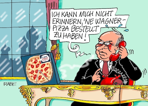 Cartoon: Pizzadienst (medium) by RABE tagged prigoschin,wagner,wagnertruppe,rabe,ralf,böhme,cartoon,karikatur,pressezeichnung,farbcartoon,tagescartoon,kette,nasenring,putin,moskau,pizza,pizzadienst,kreml,wagnerpizza,prigoschin,wagner,wagnertruppe,rabe,ralf,böhme,cartoon,karikatur,pressezeichnung,farbcartoon,tagescartoon,kette,nasenring,putin,moskau,pizza,pizzadienst,kreml,wagnerpizza