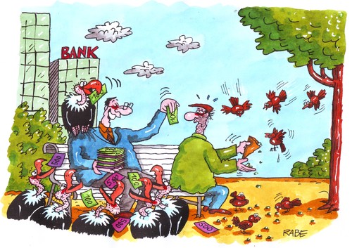 Cartoon: Pleitegeier (medium) by RABE tagged banker,investmentbank,börse,euro,wertpapiere,zocker,pleitegeier,aasgeier,anleger,steuern,füttern,vögel,parkbank,steuerzahler,hilfspaket,geldinstitute,dow,jones,banker,investmentbank,börse,wertpapiere,zocker,pleitegeier,aasgeier,anleger,steuern,füttern,steuerzahler,parkbank,hilfspaket