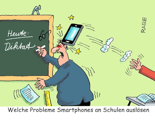 Cartoon: Probleme an Schulen (medium) by RABE tagged schulen,bildungswesen,lehrer,schüler,unterricht,gew,rabe,ralf,böhme,cartoon,karikatur,pressezeichnung,farbcartoon,tagescartoon,smartphone,handy,diktat,schulklasse,streik,schulen,bildungswesen,lehrer,schüler,unterricht,gew,rabe,ralf,böhme,cartoon,karikatur,pressezeichnung,farbcartoon,tagescartoon,smartphone,handy,diktat,schulklasse,streik