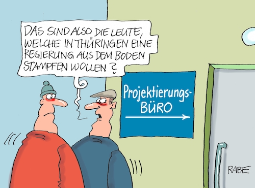 Cartoon: Projektierung (medium) by RABE tagged landtagswahlen,wahlergebnisse,sachsen,brandenburg,groko,spd,cdu,rabe,ralf,böhme,cartoon,karikatur,pressezeichnung,farbcartoon,tagescartoon,arzt,doktor,csu,afd,verluste,rechte,populismus,projekt,projektierung,projektregierung,dieter,althaus,vorschlag,linke,regierungsbildung,landtagswahlen,wahlergebnisse,sachsen,brandenburg,groko,spd,cdu,rabe,ralf,böhme,cartoon,karikatur,pressezeichnung,farbcartoon,tagescartoon,arzt,doktor,csu,afd,verluste,rechte,populismus,projekt,projektierung,projektregierung,dieter,althaus,vorschlag,linke,regierungsbildung