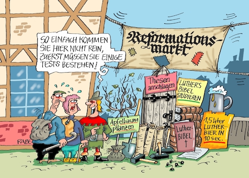 Cartoon: Reformationsmarkt (medium) by RABE tagged reformation,reformationsfest,reformationsmarkt,luther,bibel,rabe,ralf,böhme,cartoon,karikatur,pressezeichnung,farbcartoon,tagescartoon,kürbis,apfelbaum,lutherbräu,halloween,reformation,reformationsfest,reformationsmarkt,luther,bibel,rabe,ralf,böhme,cartoon,karikatur,pressezeichnung,farbcartoon,tagescartoon,kürbis,apfelbaum,lutherbräu,halloween