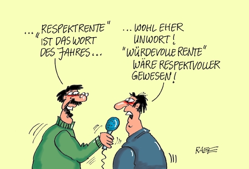 Cartoon: Respektables II (medium) by RABE tagged groko,union,cdu,csu,spd,merkel,akk,berlin,bundesregierung,befragung,rabe,ralf,böhme,cartoon,karikatur,pressezeichnung,farbcartoon,tagescartoon,prügelei,halbzeit,halbzeitbilanz,rentendebatte,grundrente,bedarfsprüfung,respekt,respektrente,rentner,rentendiskussion,würde,groko,union,cdu,csu,spd,merkel,akk,berlin,bundesregierung,befragung,rabe,ralf,böhme,cartoon,karikatur,pressezeichnung,farbcartoon,tagescartoon,prügelei,halbzeit,halbzeitbilanz,rentendebatte,grundrente,bedarfsprüfung,respekt,respektrente,rentner,rentendiskussion,würde