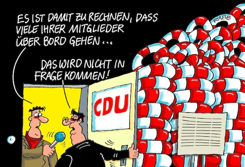 Cartoon: Rettungsringelei (medium) by RABE tagged cdu,landtagswahlen,thüringen,erfurt,wahldebakel,akk,rücktritt,kanzlerkandidatur,rabe,ralf,böhme,cartoon,karikatur,pressezeichnung,farbcartoon,tagescartoon,rettung,bord,parteimitglieder,rettungsringe,cdu,landtagswahlen,thüringen,erfurt,wahldebakel,akk,rücktritt,kanzlerkandidatur,rabe,ralf,böhme,cartoon,karikatur,pressezeichnung,farbcartoon,tagescartoon,rettung,bord,parteimitglieder,rettungsringe