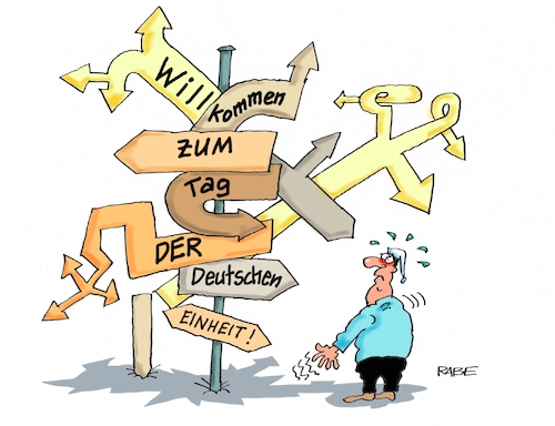 Cartoon: Richtungsvorgabe (medium) by RABE tagged ampel,ampelregierung,rot,grün,gelb,fdp,spd,grüne,rabe,ralf,böhme,cartoon,karikatur,pressezeichnung,farbcartoon,tagescartoon,inflation,einkommen,rente,rentenpaket,bruch,streit,neuwahlen,wegweiser,pfeil,irrweg,einheit,einheitsfeier,oktober,feiertag,vereinigung,osten,westen,ossi,wessi,ampel,ampelregierung,rot,grün,gelb,fdp,spd,grüne,rabe,ralf,böhme,cartoon,karikatur,pressezeichnung,farbcartoon,tagescartoon,inflation,einkommen,rente,rentenpaket,bruch,streit,neuwahlen,wegweiser,pfeil,irrweg,einheit,einheitsfeier,oktober,feiertag,vereinigung,osten,westen,ossi,wessi