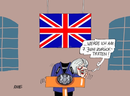 Cartoon: Rücktritt May (medium) by RABE tagged brexit,eu,insel,may,britten,austritt,rabe,ralf,böhme,cartoon,karikatur,pressezeichnung,farbcartoon,tagescartoon,bauhaus,baukasten,bauklötzer,plan,referendum,februar,irre,irrsinn,rücktritt,downing,street,europawahlen,kopf,arm,rednerpult,brexit,eu,insel,may,britten,austritt,rabe,ralf,böhme,cartoon,karikatur,pressezeichnung,farbcartoon,tagescartoon,bauhaus,baukasten,bauklötzer,plan,referendum,februar,irre,irrsinn,rücktritt,downing,street,europawahlen,kopf,arm,rednerpult