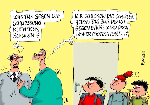 Cartoon: Schulschließung (medium) by RABE tagged bildung,bildungspolitik,ländersache,digitalisierung,bund,grundgesetzänderung,rabe,ralf,böhme,cartoon,karikatur,pressezeichnung,farbcartoon,tagescartoon,lehrer,schüler,schultafel,märchenstunde,schulschließung,stundenausfall,lehrermangel,schulklassen,demo,großdemo,teilnahme,demonstration,schulstandorte,standortschließung,bildung,bildungspolitik,ländersache,digitalisierung,bund,grundgesetzänderung,rabe,ralf,böhme,cartoon,karikatur,pressezeichnung,farbcartoon,tagescartoon,lehrer,schüler,schultafel,märchenstunde,schulschließung,stundenausfall,lehrermangel,schulklassen,demo,großdemo,teilnahme,demonstration,schulstandorte,standortschließung