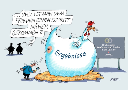 Cartoon: Schweizer Gipfel (medium) by RABE tagged ampel,ampelregierung,rot,grün,gelb,fdp,spd,grüne,rabe,ralf,böhme,cartoon,karikatur,pressezeichnung,farbcartoon,tagescartoon,papst,franziskus,gipfel,gipfeltreffen,italien,frieden,felskugel,schweiz,friedensgipfel,friedensgipfeltreffen,ergebnisse,ukraine,ukrainekrieg,henne,huhn,ei,nest,ampel,ampelregierung,rot,grün,gelb,fdp,spd,grüne,rabe,ralf,böhme,cartoon,karikatur,pressezeichnung,farbcartoon,tagescartoon,papst,franziskus,gipfel,gipfeltreffen,italien,frieden,felskugel,schweiz,friedensgipfel,friedensgipfeltreffen,ergebnisse,ukraine,ukrainekrieg,henne,huhn,ei,nest