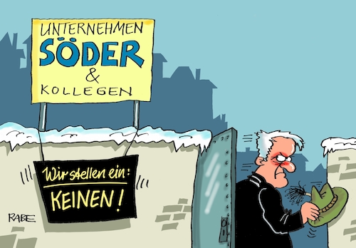 Cartoon: Söderwahl (medium) by RABE tagged söder,markus,bayern,münchen,parteivorsitz,wahl,horst,seehofer,innenminister,rabe,ralf,böhme,cartoon,karikatur,pressezeichnung,frabcartoon,tagescartoon,frirma,kollegen,abwahl,einstellung,keine,abdankung,söder,markus,bayern,münchen,parteivorsitz,wahl,horst,seehofer,innenminister,rabe,ralf,böhme,cartoon,karikatur,pressezeichnung,frabcartoon,tagescartoon,frirma,kollegen,abwahl,einstellung,keine,abdankung