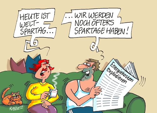 Cartoon: Spare in der Not (medium) by RABE tagged sparer,sparkasse,weltspartag,bank,geld,euro,vrb,geldinstitut,banker,rabe,ralf,böhme,cartoon,karikatur,pressezeichnung,farbcartoon,tagescartoon,energie,energiekosten,energiepreise,strom,stromkosten,gaspreise,benzinpreise,kostenexplosion,kostensteigerung,preissteigerung,sparer,sparkasse,weltspartag,bank,geld,euro,vrb,geldinstitut,banker,rabe,ralf,böhme,cartoon,karikatur,pressezeichnung,farbcartoon,tagescartoon,energie,energiekosten,energiepreise,strom,stromkosten,gaspreise,benzinpreise,kostenexplosion,kostensteigerung,preissteigerung