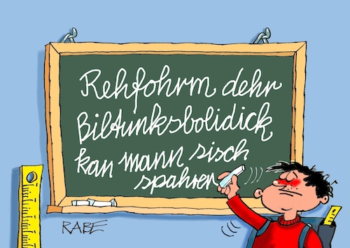 Cartoon: Sparkurs (medium) by RABE tagged ampel,ampelregierung,rot,grün,gelb,fdp,spd,grüne,rabe,ralf,böhme,cartoon,karikatur,pressezeichnung,farbcartoon,tagescartoon,inflation,einkommen,rente,rentenpaket,bruch,streit,neuwahlen,bildung,bildungspolitik,schulreform,reform,sparer,schultafel,kreide,ampel,ampelregierung,rot,grün,gelb,fdp,spd,grüne,rabe,ralf,böhme,cartoon,karikatur,pressezeichnung,farbcartoon,tagescartoon,inflation,einkommen,rente,rentenpaket,bruch,streit,neuwahlen,bildung,bildungspolitik,schulreform,reform,sparer,schultafel,kreide