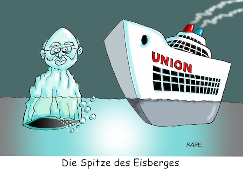 Cartoon: Spitze der SPD (medium) by RABE tagged martin,schulz,spd,vorsitz,gabriel,erich,honecker,ddr,wahlergebnis,wahlfälschung,sed,rabe,ralf,böhme,cartoon,karikatur,pressezeichnung,farbcartoon,tagescartoon,soziale,gerechtigkeit,wahlkampf,kanzlerkandidat,eismeer,eisberg,spitze,union,cdu,csu,titanic,hohl,untergang,martin,schulz,spd,vorsitz,gabriel,erich,honecker,ddr,wahlergebnis,wahlfälschung,sed,rabe,ralf,böhme,cartoon,karikatur,pressezeichnung,farbcartoon,tagescartoon,soziale,gerechtigkeit,wahlkampf,kanzlerkandidat,eismeer,eisberg,spitze,union,cdu,csu,titanic,hohl,untergang