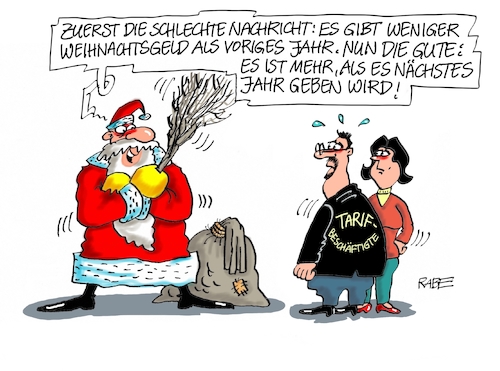 Tarifabschluß Weihnachtsgeld