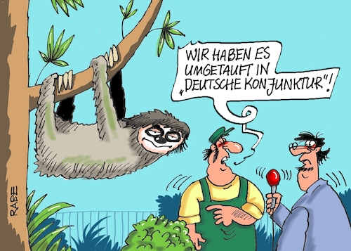 Cartoon: Umbenennung (medium) by RABE tagged ampel,ampelregierung,rot,grün,gelb,fdp,spd,grüne,rabe,ralf,böhme,cartoon,karikatur,pressezeichnung,farbcartoon,tagescartoon,pöbelei,pöbler,bestrafung,regelung,beschimpfung,bundestag,abgeordnete,konjunktur,prognose,deutschland,konjunkturprognose,zoo,tierpark,faultier,tierpfleger,zoowärter,ampel,ampelregierung,rot,grün,gelb,fdp,spd,grüne,rabe,ralf,böhme,cartoon,karikatur,pressezeichnung,farbcartoon,tagescartoon,pöbelei,pöbler,bestrafung,regelung,beschimpfung,bundestag,abgeordnete,konjunktur,prognose,deutschland,konjunkturprognose,zoo,tierpark,faultier,tierpfleger,zoowärter