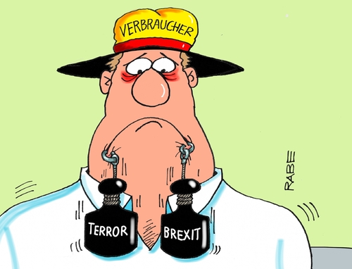 Cartoon: Verbraucherstimmung (medium) by RABE tagged verbraucher,verbraucherstimmung,konsumenten,kauflaune,umsatz,stimmungstief,sinkflug,kaufkraft,terrorgefahr,brexit,terrorangst,rabe,ralf,böhme,cartoon,karikatur,pressezeichnung,farbcartoon,tagescarton,gewichte,kilo,mund,mundwinkel,lachen,verbraucher,verbraucherstimmung,konsumenten,kauflaune,umsatz,stimmungstief,sinkflug,kaufkraft,terrorgefahr,brexit,terrorangst,rabe,ralf,böhme,cartoon,karikatur,pressezeichnung,farbcartoon,tagescarton,gewichte,kilo,mund,mundwinkel,lachen