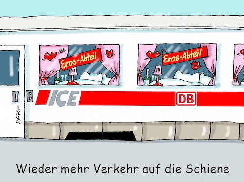 Cartoon: Verkehrsprobleme gelöst (medium) by RABE tagged klimawandel,umwelt,umweltministerin,schulze,sp,klimapreis,heizung,auto,rabe,ralf,böhme,cartoon,karikatur,pressezeichnung,farbcartoon,tagescartoon,brücke,bettler,verkehr,klimaprämie,friday,for,future,grüne,grünenparteitag,bielefeld,db,deutsche,bahn,fahrpreisermässigung,erotik,reisende,bahnabteil,klimawandel,umwelt,umweltministerin,schulze,sp,klimapreis,heizung,auto,rabe,ralf,böhme,cartoon,karikatur,pressezeichnung,farbcartoon,tagescartoon,brücke,bettler,verkehr,klimaprämie,friday,for,future,grüne,grünenparteitag,bielefeld,db,deutsche,bahn,fahrpreisermässigung,sex,erotik,reisende,bahnabteil