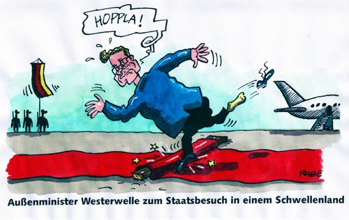 Westerwelle stürzt