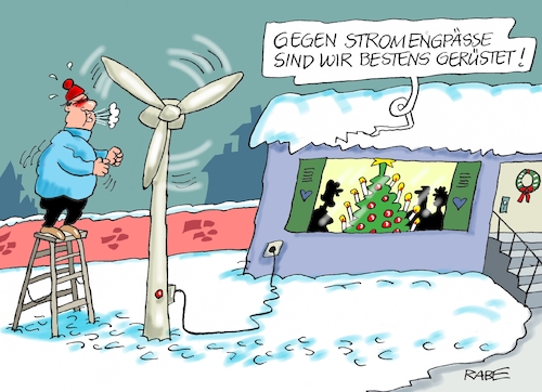 Cartoon: Windkräftiges (medium) by RABE tagged klimawandel,umwelt,umweltministerin,schulze,sp,klimapreis,heizung,auto,rabe,ralf,böhme,cartoon,karikatur,pressezeichnung,farbcartoon,tagescartoon,brücke,bettler,verkehr,klimaprämie,friday,for,future,weihnachten,winter,weihnachtsfest,weihnachtsbaum,weihnachtsbaumbeleuchtung,windkraft,windrat,strom,stromenpass,stromkonzerne,stromlieferanten,strompreise,klimawandel,umwelt,umweltministerin,schulze,sp,klimapreis,heizung,auto,rabe,ralf,böhme,cartoon,karikatur,pressezeichnung,farbcartoon,tagescartoon,brücke,bettler,verkehr,klimaprämie,friday,for,future,weihnachten,winter,weihnachtsfest,weihnachtsbaum,weihnachtsbaumbeleuchtung,windkraft,windrat,strom,stromenpass,stromkonzerne,stromlieferanten,strompreise