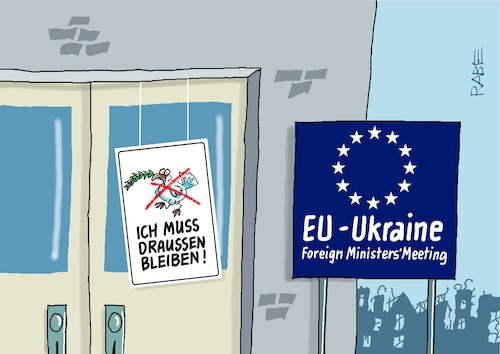 Cartoon: Zutritt verboten (medium) by RABE tagged ukraine,kiew,selenskyje,waffenlieferung,nato,eu,beitritt,friedenstaube,frieden,peace,rabe,ralf,böhme,cartoon,karikatur,pressezeichnung,farbcartoon,tagescartoon,aussenminister,verhandlungen,taube,ukraine,kiew,selenskyje,waffenlieferung,nato,eu,beitritt,friedenstaube,frieden,peace,rabe,ralf,böhme,cartoon,karikatur,pressezeichnung,farbcartoon,tagescartoon,aussenminister,verhandlungen,taube