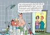 Cartoon: Abwaschduschen (small) by RABE tagged merz,kanzler,koalition,union,spd,klingbeil,cartoon,karikatur,pressezeichnung,farbcartoon,tagescartoon,db,bahn,frühling,frühjahr,frühjahrsputz,ice,zug,blumenkasten,blumenkästen,esc,songcontest,wasser,wasserknappheit,trinkwasser,wassersparen,dusche,abwasch,geschirr,klima,klimawandel,dürre,hitze,trockenheit