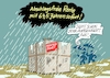 Cartoon: Aufgeweichtes (small) by RABE tagged merz,kanzler,koalition,union,spd,klingbeil,cartoon,karikatur,pressezeichnung,farbcartoon,tagescartoon,db,bahn,frühling,frühjahr,frühjahrsputz,ice,zug,blumenkasten,blumenkästen,esc,songcontest,rente,rentenpaket,rentenreform,regen,wolke,aufweichung,frührente,pfützen