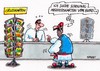 Cartoon: Austritt (small) by RABE tagged griechenland,athen,austritt,eurozone,linksbündnis,rabe,ralf,böhme,cartoon,karikatur,pressezeichnung,farbcartoon,tagescartoon,syriza,tsipras,ezb,brüssel,schuldenschnitt