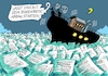 Cartoon: Bürokratieabbau (small) by RABE tagged merz,union,kanzler,fritze,koalition,spd,klingbeil,bundesregierung,rabe,ralf,böhme,cartoon,karikatur,pressezeichnung,farbcartoon,tagescartoon,trump,putin,krisen,tv,nachrichten,waschmaschine,voigt,ministerpräsident,thüringenerfurt,landtag,debatte,abgeordnete,bürokratie,bürokratieabbau,papierkram,akten,schiff,meer,wasseroberfläche