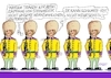 Cartoon: Bunte Garde (small) by RABE tagged merz,union,kanzler,fritze,koalition,spd,klingbeil,bundesregierung,rabe,ralf,böhme,cartoon,karikatur,pressezeichnung,farbcartoon,tagescartoon,trump,putin,krisen,tv,nachrichten,waschmaschine,frank,walter,steinmeier,bundespräsident,staatsbesuch,london,england,king,könig,charles,garde,schwarz,rot,soldaten,uniform,bärenfell,bärenfellmütze,tradition
