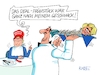 Cartoon: Dealeressen (small) by RABE tagged trump,kanada,gipfel,gipfeltreffen,staatschefs,rabe,ralf,böhme,cartoon,karikatur,pressezeichnung,farbcartoon,tagescartoon,gespenst,geist,angst,donald,usa,nato,natoaustritt,schild,eu,ursula,von,der,leyen,schottland,europa,deal,golf,strafzoll,zoll,ober,kellner,speise,essen,frühstück,fisch,fischgräte,gräte