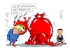 Cartoon: Ehrvoller Freund (small) by RABE tagged trump,präsident,usa,donald,einmarsch,erstürmung,cartoon,karikatur,pressezeichnung,rabe,ralf,böhme,farbcartoon,tagescartoon,venezuela,südamerika,maduro,regimewechsel,weltordnung,kongress,völkerrecht,china,peking,xi,jinping,staatschefs,staatsbesuch,drache,drachen,freund,ehre