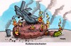 Cartoon: Euro Hawk (small) by RABE tagged verteidigungsminister,bundeswehr,eurohawk,hawk,demaiziere,soldaten,aufklärungsflugzeug,drohne,kosten,milliarden,euro,steuergelder,rabe,ralf,böhme,cartoon,karikatur,pressezeichnung,farbcartoon,bundestag,täuschung,opposition,verteidigungsministerium,flugzeu