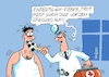 Cartoon: Fiebriges (small) by RABE tagged fußball,nagelsmann,spieler,wm,kader,usa,ball,sport,tor,spielfeld,schiedsrichter,videobeweis,rabe,ralf,böhme,cartoon,karikatur,pressezeichnung,farbcartoon,tagescartoon,hund,bundesliga,ballaballa,arzt,doktor,fieber,spatel,diagnose,untersuchung,zunge