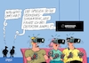 Cartoon: Gamescom (small) by RABE tagged ampel,ampelregierung,rot,grün,gelb,fdp,spd,grüne,rabe,ralf,böhme,cartoon,karikatur,pressezeichnung,farbcartoon,tagescartoon,game,gamer,gamescom,spielemesse,düsseldorf,pc,rechner,internet,computer,spieler