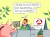 Cartoon: Gefeuert (small) by RABE tagged ampel,ampelregierung,rot,grün,gelb,fdp,spd,grüne,rabe,ralf,böhme,cartoon,karikatur,pressezeichnung,farbcartoon,tagescartoon,inflation,einkommen,rente,rentenpaket,bruch,streit,neuwahlen,abstimmung,bundestag,agentur,arbeit,arbeitsagentur,schulden,schuldenbremse,sondervermögen,beschluss,sparschwein,mehrheit