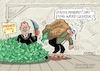 Cartoon: Klingbeil der Schlitzer (small) by RABE tagged merz,kanzler,koalition,union,spd,klingbeil,cartoon,karikatur,pressezeichnung,farbcartoon,tagescartoon,bürokratie,verwaltung,beamte,modernisierung,monster,drachen,schwert,holzschwert,nägel,säge,finanzminister,haushaltsloöcher,sondervermögen,schuldenpaket,staatsschulden,milliarden,trickser,illusionist,schuldentopf,wilhelm,busch,max,moritz,bauer,mecke,maltersäcke