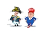 Cartoon: Napoleon Great (small) by RABE tagged donald,trump,kamala,harris,präsidentschaftswahl,usa,wahlkampf,joe,biden,rabe,ralf,böhme,cartoon,karikatur,pressezeichnung,farbcartoon,tagescartoon,mc,donalds,burger,präsident,washington,treffen,macron,frankreich,napoleon,eu,europa,beziehunhen,basecaop,dreispitz,hut,ukraine,ukrainekrieg,frieden