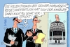 Cartoon: Norwegerpullover (small) by RABE tagged merz,kanzler,koalition,union,spd,klingbeil,cartoon,karikatur,pressezeichnung,farbcartoon,tagescartoon,bürokratie,verwaltung,beamte,modernisierung,monster,drachen,schwert,holzschwert,nägel,säge,norwegen,norwegerpullover,besuch,reise,themen,irankriek,ukrainekrieg,erdöl,erdgas,königshaus,energie,sicherheit,verteidigung,oslo,stricksachen,verstrickung