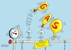 Cartoon: Notfallplan (small) by RABE tagged merz,kanzler,koalition,union,spd,klingbeil,cartoon,karikatur,pressezeichnung,farbcartoon,tagescartoon,db,bahn,frühling,frühjahr,frühjahrsputz,ice,zug,blumenkasten,blumenkästen,esc,songcontest,gas,gasspeicher,füllstand,füllmenge,reiche,gasknappheit,luftballon,notlage,bevorratung