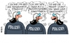 Cartoon: Polizeigewerkschaft (small) by RABE tagged pegida,dresden,demo,rechte,nazis,polizei,polizeieinsatz,rabe,ralf,böhme,cartoon,karikatur,pressezeichnung,farbcartoon,tagescartoon,flüchtlinge,islamisierung,sachsen