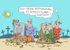 Cartoon: Robuster Grabschmuck (small) by RABE tagged merz,kanzler,koalition,union,spd,klingbeil,cartoon,karikatur,pressezeichnung,farbcartoon,tagescartoon,db,bahn,frühling,frühjahr,frühjahrsputz,ice,zug,blumenkasten,blumenkästen,esc,songcontest,grab,friedhof,grabbepflanzung,kaktus,kakteen,trockenheit,dürre,hitze,klimawandel,wassermangel