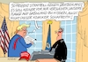 Cartoon: Schafroth (small) by RABE tagged trump,präsident,usa,donald,einmarsch,erstürmung,cartoon,karikatur,pressezeichnung,rabe,ralf,böhme,farbcartoon,tagescartoon,venezuela,südamerika,maduro,regimewechsel,weltordnung,kongress,völkerrecht,flagge,fahnenmast,komiker,schafroth,grönland,ulk,ovaloffice,strafe,zoll,strafzoll,deutschland