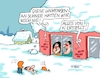 Cartoon: Schnee von KI (small) by RABE tagged kälte,winter,frost,eis,schnee,wetter,wetterbericht,eisglätte,dauerfrost,cartoon,karikatur,rabe,ralf,böhme,tageszeichnung,farbcartoon,pressezeichnung,feuerwehr,kind,eisen,metall,zunge,klima,klimakleber,ki,chatgpt,computer,it,fake,internet,medien,schneemassen,google