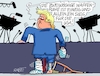 Cartoon: Sieg für Trump (small) by RABE tagged trump,präsident,usa,donald,einmarsch,erstürmung,cartoon,karikatur,pressezeichnung,rabe,ralf,böhme,farbcartoon,tagescartoon,venezuela,südamerika,maduro,regimewechsel,weltordnung,kongress,völkerrecht,iran,irankrieg,waffenruhe,waffenstillstand,frieden,pakistan,sieg,kamera,mikro,krücke,verband,gipsbein,verletzungen,mullbinde,hormus
