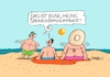 Cartoon: sonnenbrandmauer (small) by RABE tagged hitze,hitzewelle,wärmer,sommer,sonne,temperaturanstieg,rabe,ralf,böhme,cartoon,karikatur,pressezeichnung,farbcartoon,tagescartoon,bett,wasserbett,schweiß,ehepaar,wetter,hautkrebs,schatten,schattenspender,strand