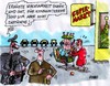 Cartoon: Terror (small) by RABE tagged konsumterror