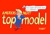 Cartoon: Topmodel (small) by RABE tagged trump,biden,usa,vorwahlen,präsidentschaftswahl,rabe,ralf,böhme,cartoon,karikatur,pressezeichnung,farbcartoon,tagescartoon,hai,haifisch,floss,floß,nato,untergang,bedrohung,kamala,harris,vizepräsidentin,topmodel,model,tv,heidi,klump