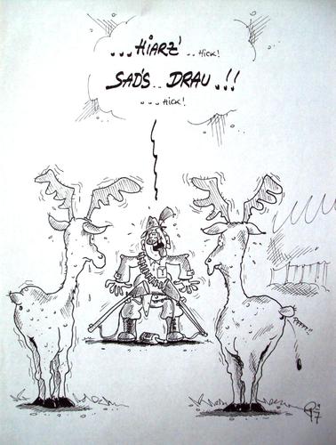 Cartoon: Jägerlein (medium) by erix tagged jagd