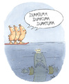 Cartoon: Der weisse Zipfel (small) by mele tagged der,weisse,hai,wurst,film